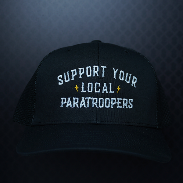 Support Your Local Paratroopers Embroidered Trucker Hat – Wetsu Company