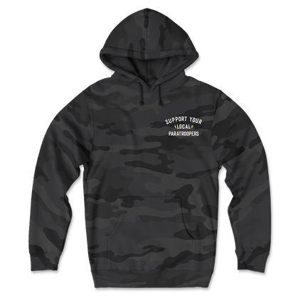 Support Your Local Paratroopers Camo Hoodie