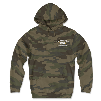 Support Your Local Paratroopers Camo Hoodie