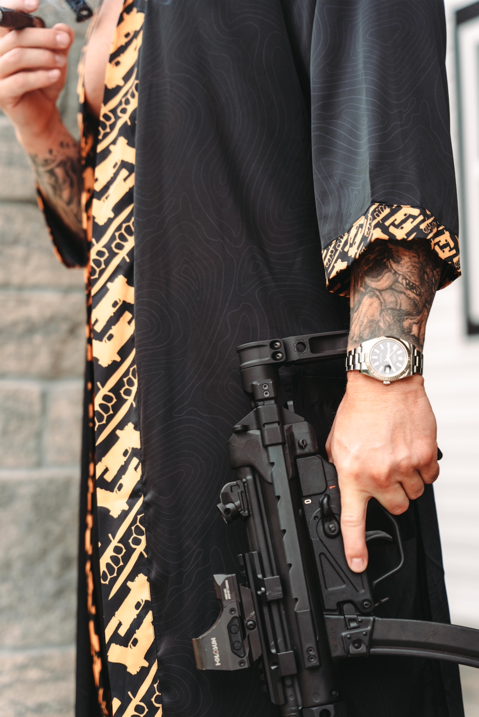 Savage Kimono Robe - Topo