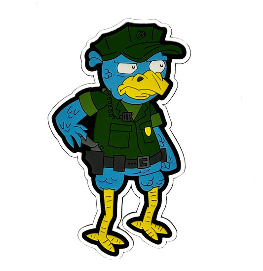 Sketch's World © Military Police Blue Falcon - 4 inch PVC Patch