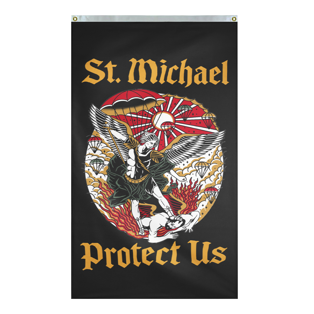 St. Michael Traditional Double-Sided Flag