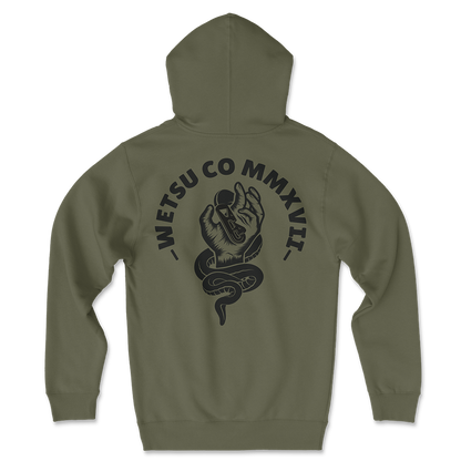 Static Line Bites Green Original Hoodie