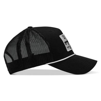 American Way Of Life White Patch Rope Snapback