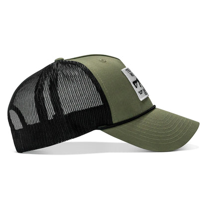 American Way Of Life White Patch Rope Snapback