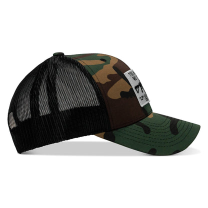 American Way Of Life White Patch Snapback Hat