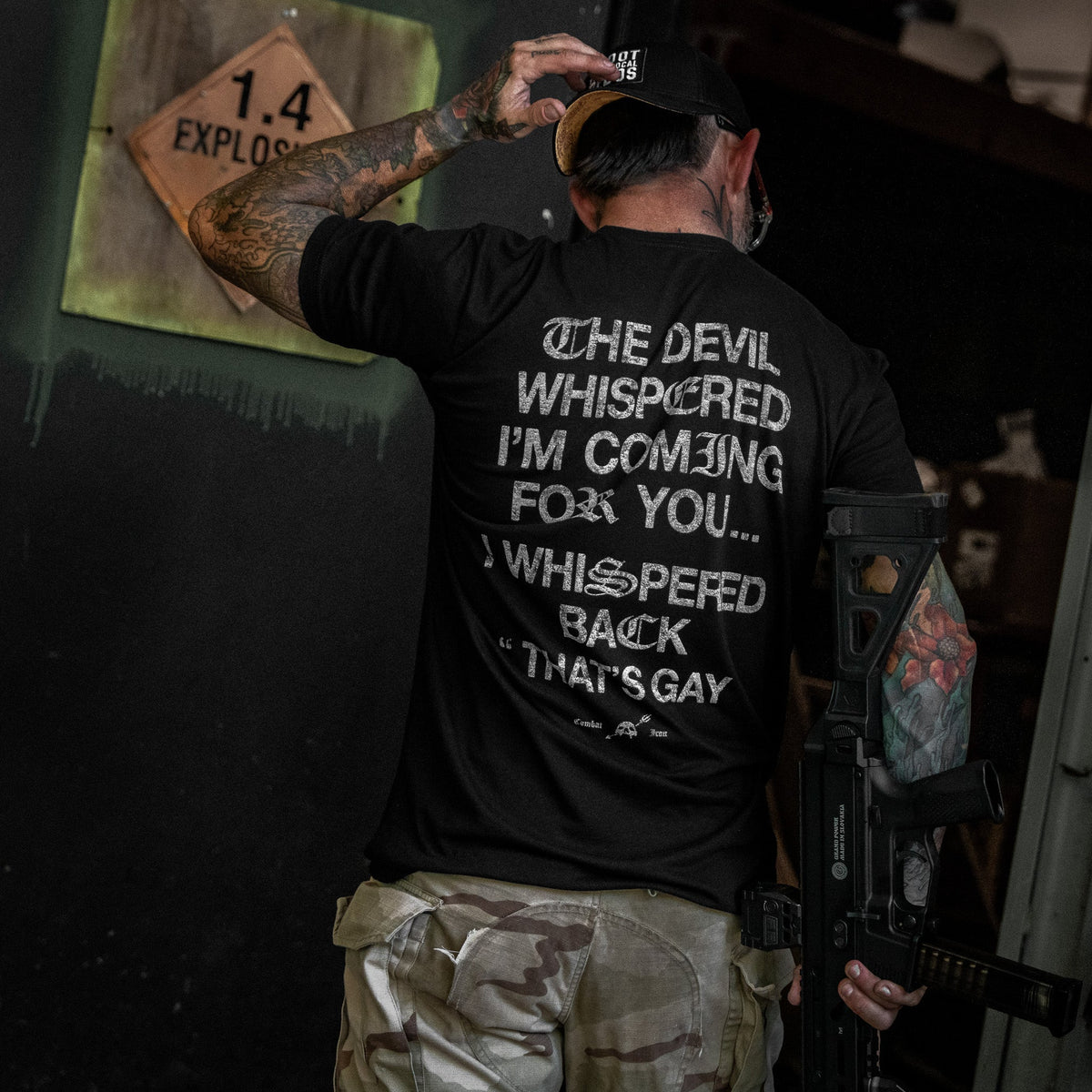 The Devil Whispered I’m Coming For You Men’s Graphic T-Shirt
