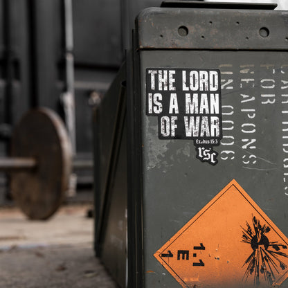 The Lord Is A Man Of War Decal