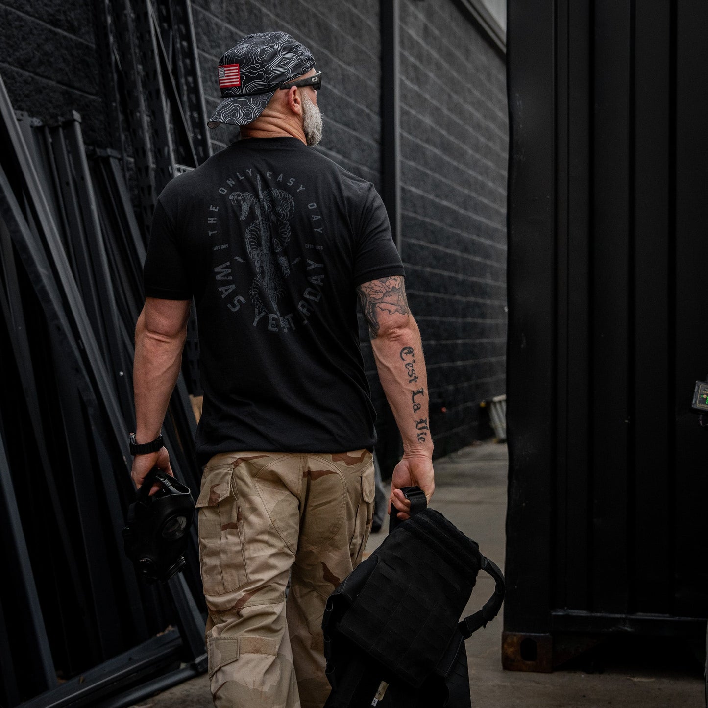 Only Easy Day Was Yesterday Rifle Men's T-Shirt