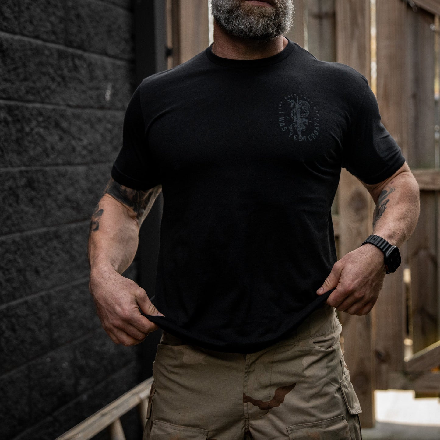 Only Easy Day Was Yesterday Rifle Men's T-Shirt