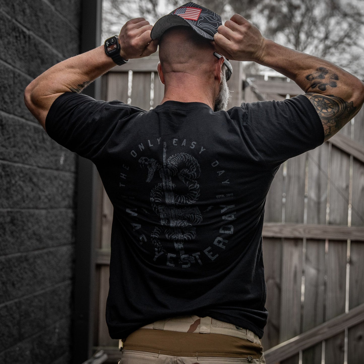 Only Easy Day Was Yesterday Rifle Men's T-Shirt