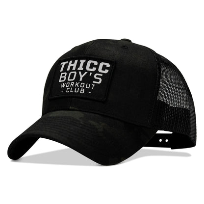 THICC BOYS WORKOUT CLUB PATCH SNAPBACK HAT