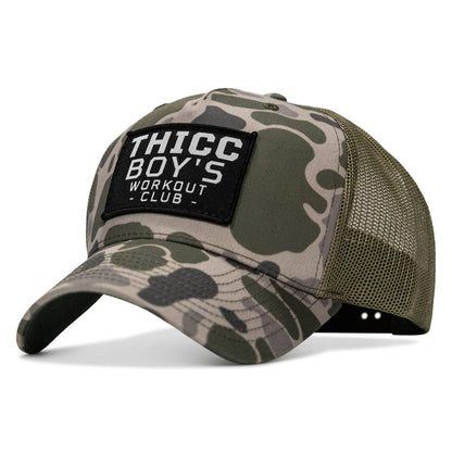 THICC BOYS WORKOUT CLUB PATCH SNAPBACK HAT