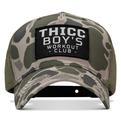 THICC BOYS WORKOUT CLUB PATCH SNAPBACK HAT