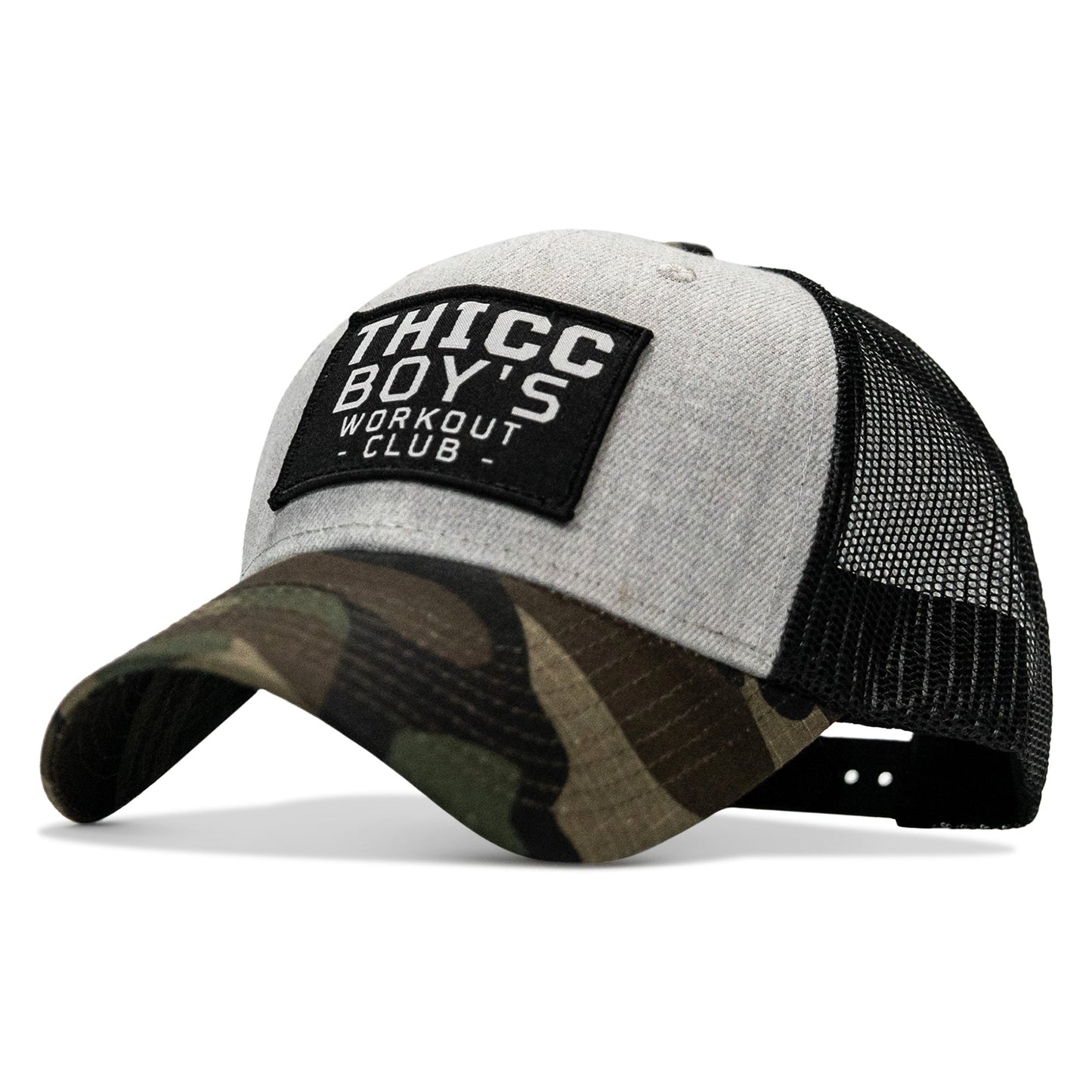 THICC BOYS WORKOUT CLUB PATCH SNAPBACK HAT
