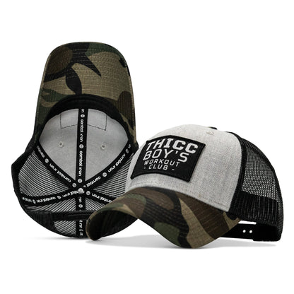 Thicc Boys Workout Club Patch Original Ripstop Snapback Hat