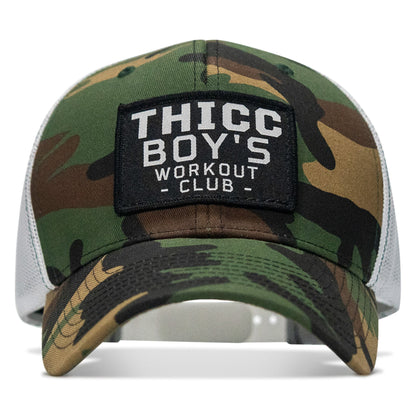 THICC BOYS WORKOUT CLUB PATCH SNAPBACK HAT