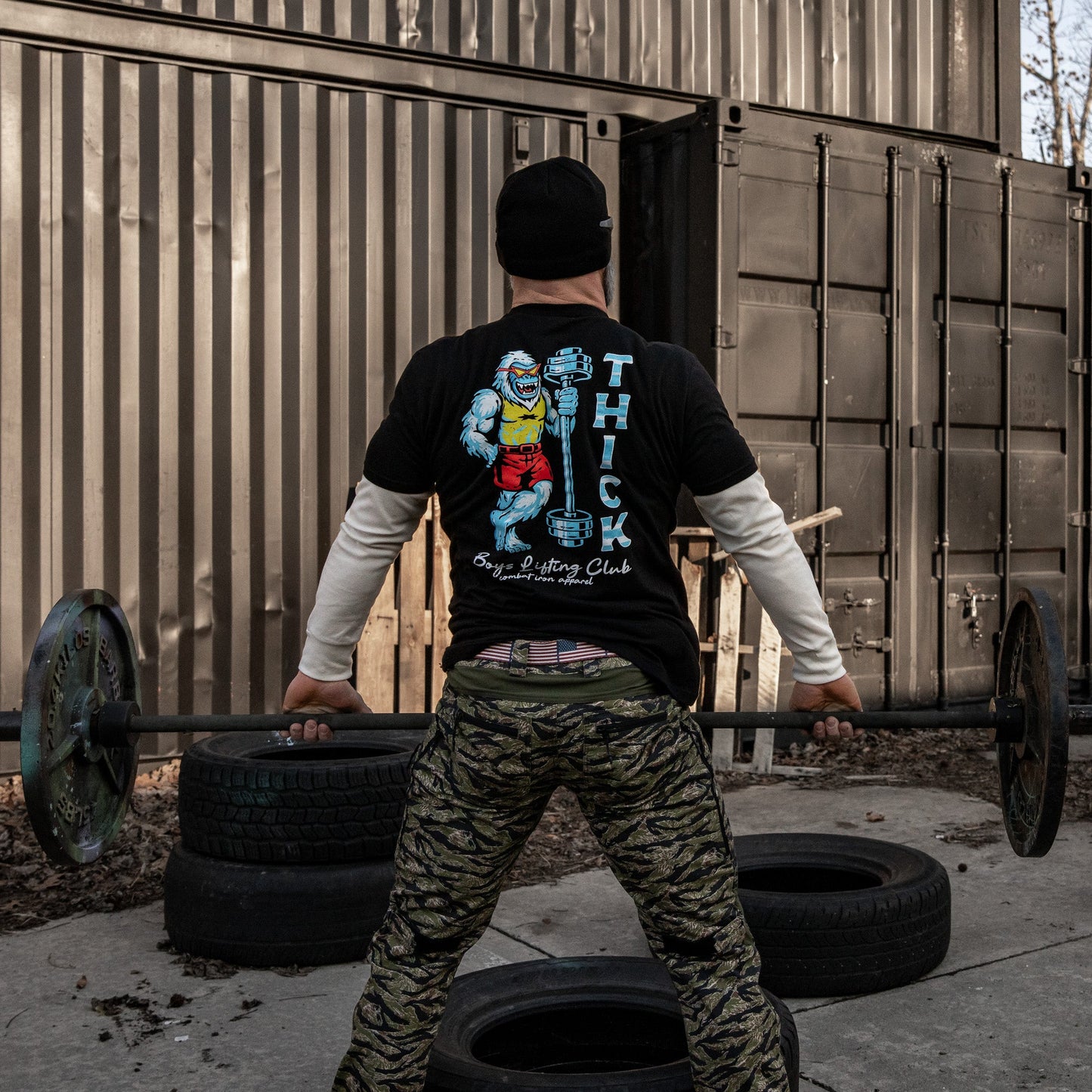 Thick Boys Lifting Club Yeti Men's T-Shirt