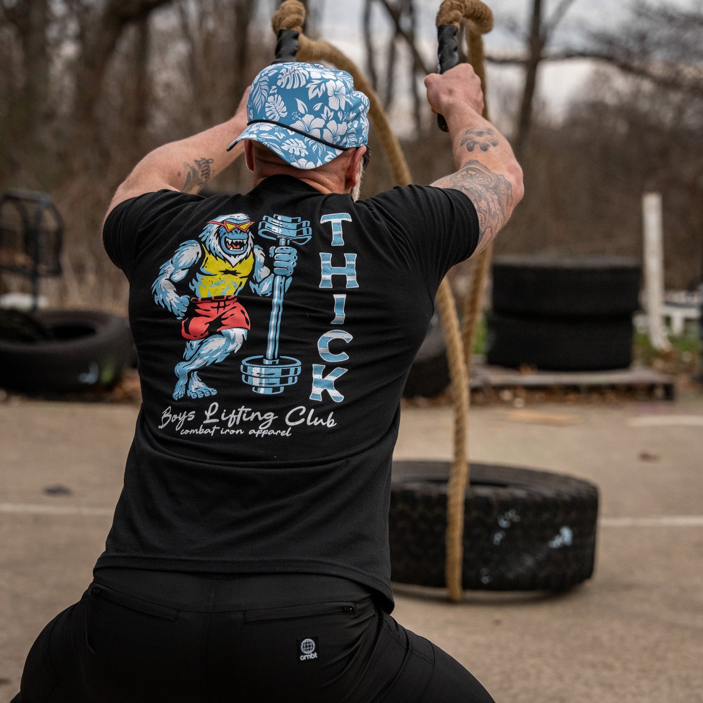 Thick Boys Lifting Club Yeti Men's T-Shirt