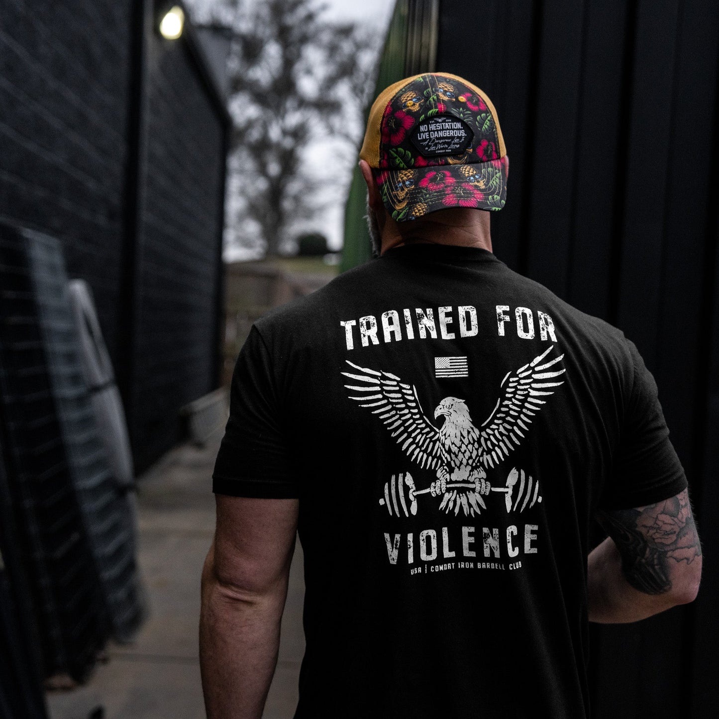 Trained for Violence  Men's T-Shirt