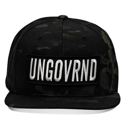 Ungovrnd Oversized Patch Flatbill SnapBack Hat