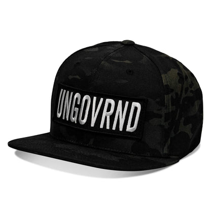 Ungovrnd Oversized Patch Flatbill SnapBack Hat