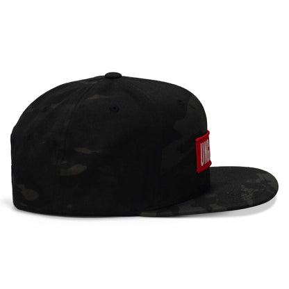 Ungovrnd Red Patch Flatbill SnapBack Hat