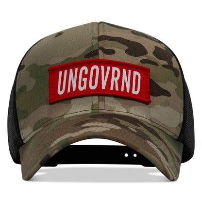 Ungovrnd Red Patch Snapback Hat