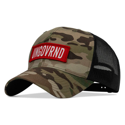 Ungovrnd Red Patch Snapback Hat