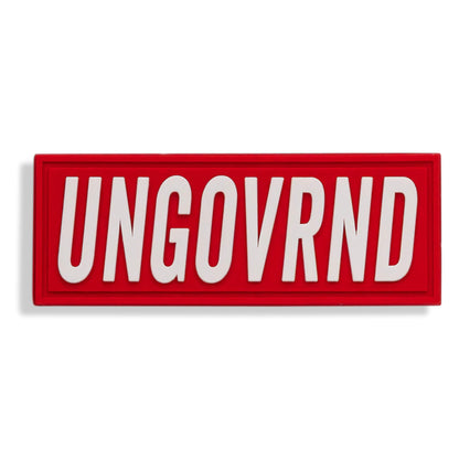 Ungovrnd Red PVC Patch