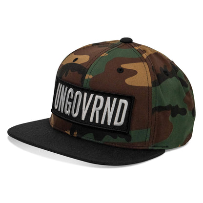 Ungovrnd Oversized Patch Flatbill SnapBack Hat