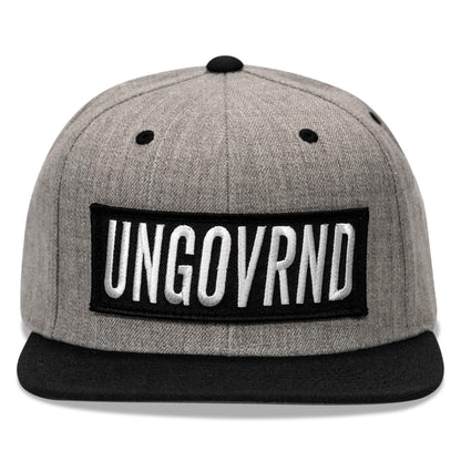 Ungovrnd Oversized Patch Flatbill SnapBack Hat