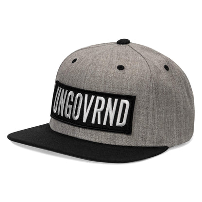 Ungovrnd Oversized Patch Flatbill SnapBack Hat