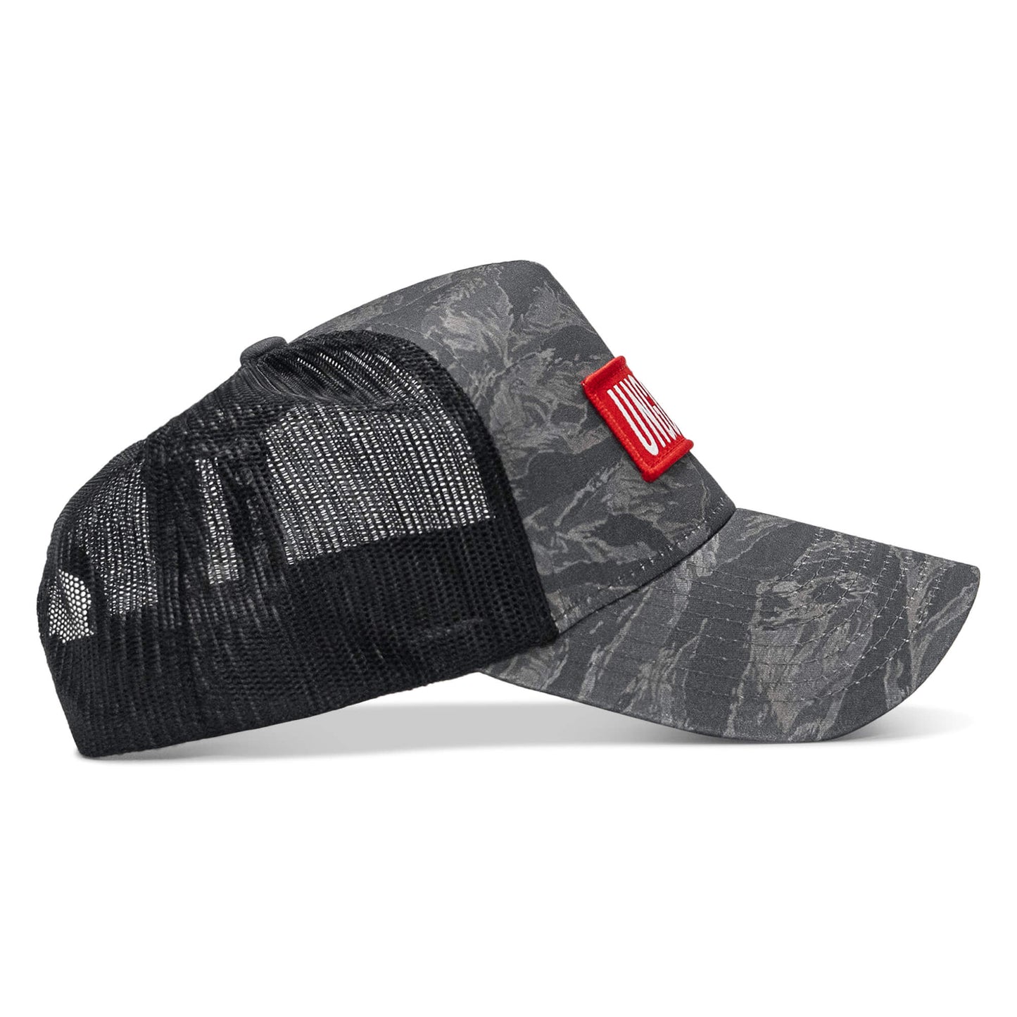 Ungovrnd Red Patch Five Panel Breacher Snapback Hat