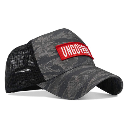 Ungovrnd Red Patch Five Panel Breacher Snapback Hat
