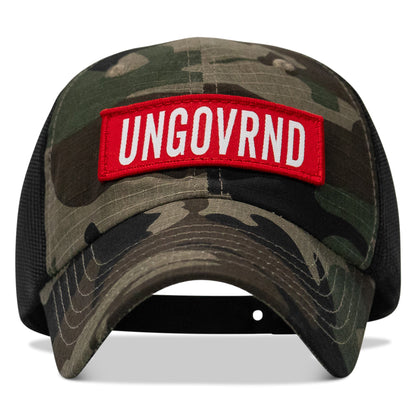 Ungovrnd Patch Tactical Ripstop Mesh Snapback Hat