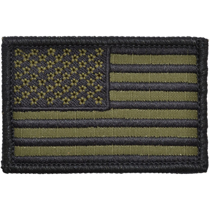 US Flag - 2x3 Patch - Olive Drab w/ Black