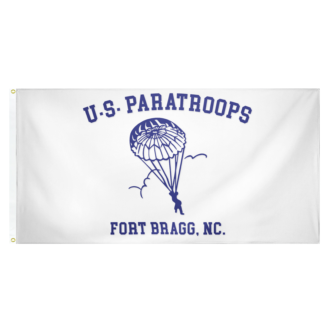 US Paratroops Bragg Classic Double-Sided Flag