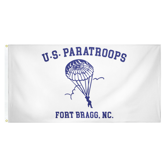 US Paratroops Bragg Classic Double-Sided Flag