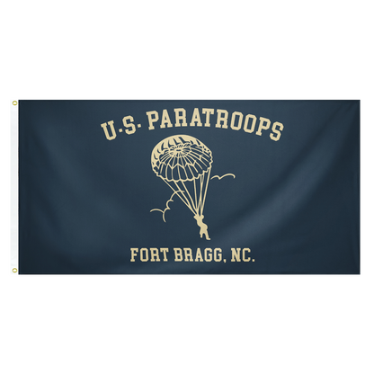 US Paratroops Bragg Classic Double-Sided Flag