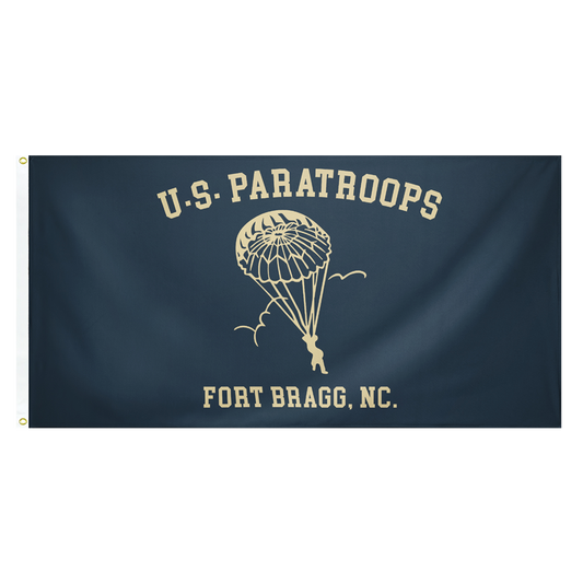 US Paratroops Bragg Classic Double-Sided Flag