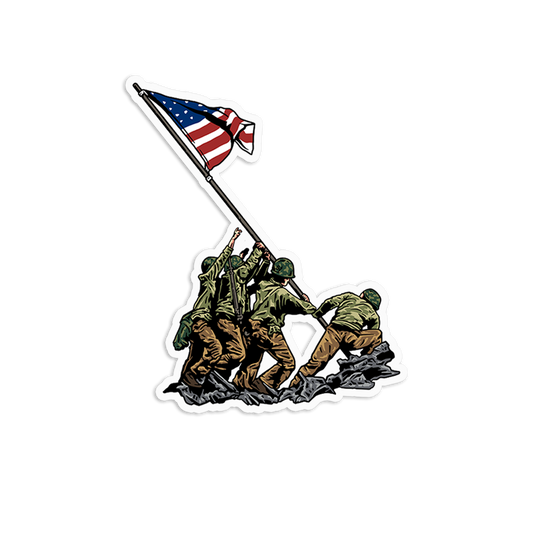 Victory on Mount Suribachi Sticker