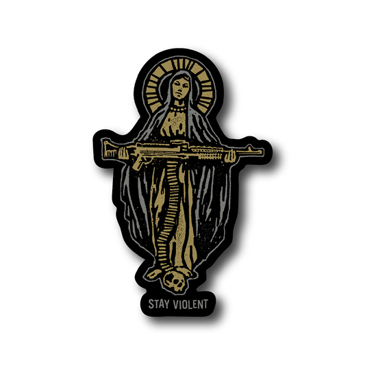 Weapons Are My Religion Redux Sticker