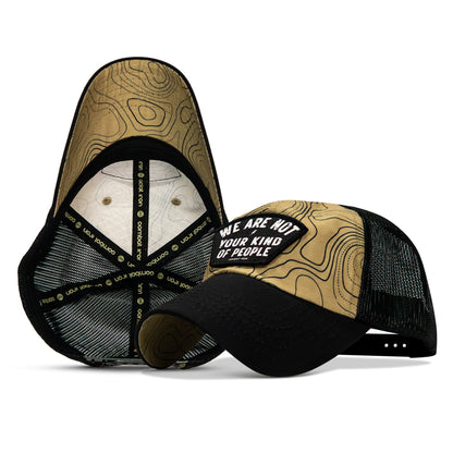 We Are Not Your Kind Of People Patch Tactical Ripstop Mesh Snapback Hat