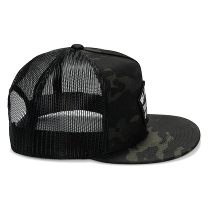 We Are Not Your Kind Of People Patch Flatbill Snapback Hat