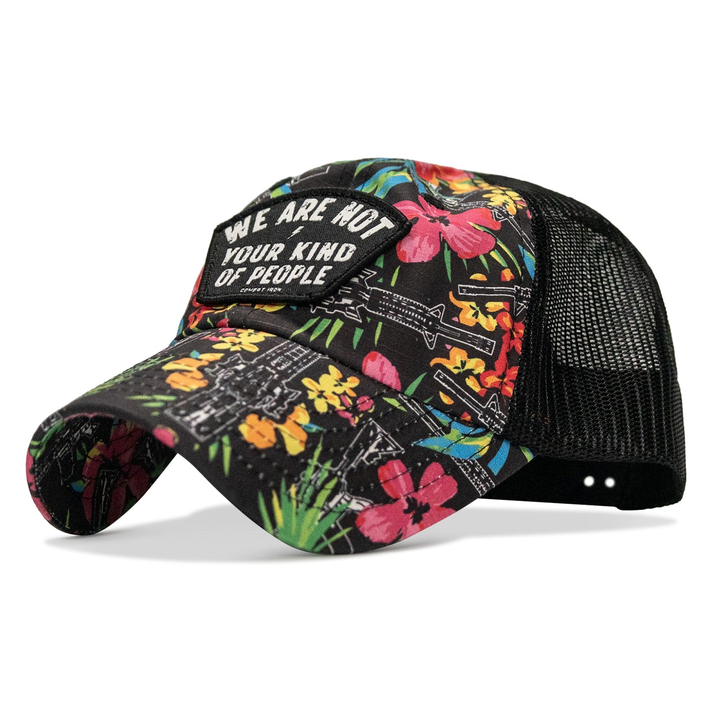 We Are Not Your Kind Of People Patch Tactical Ripstop Mesh Snapback Hat