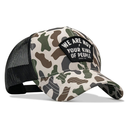 We Are Not Your Kind Of People Patch Snapback Hat
