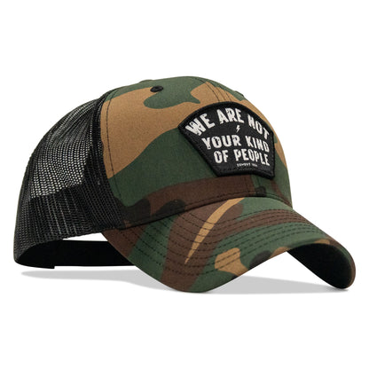 We Are Not Your Kind Of People Patch Snapback Hat