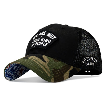 We Are Not Your Kind Of People Patch Original Ripstop Snapback Hat