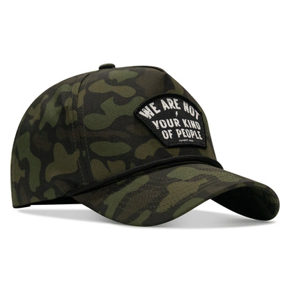 We Are Not Your Kind Of People Patch 5 Pannel Snapback